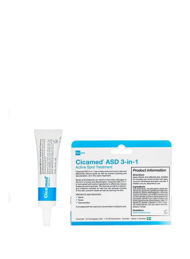 Cicamed Acne Spot Fast Treatment Cicamed Medical Science 3In1 Cream - Image 3