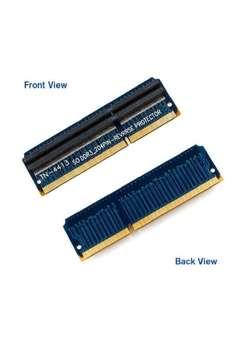 Decdeal - SO DDR3 Reverse Protector Adaptor For Laptop Dark Blue/Black/Gold - Image 1