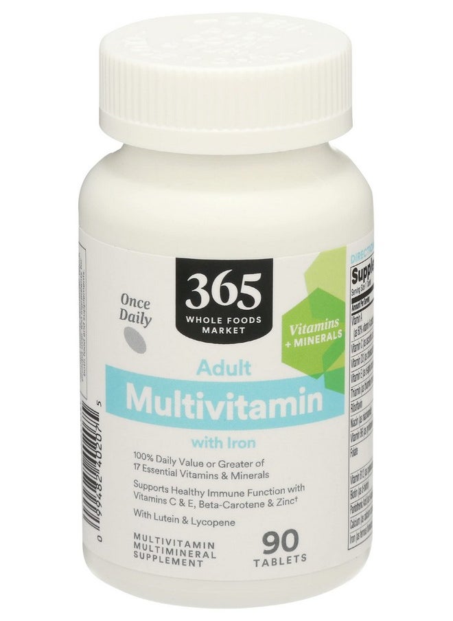365 by Whole Foods Market - Multi One Daily Adult 90 Tablets - Image 1