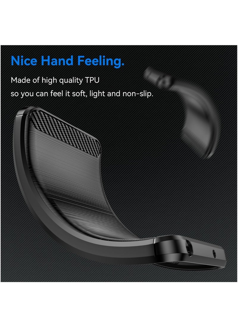 Fankalo Phone Case for Motorola Moto G75 Soft TPU Brushed Texture Anti-Slip - Image 4