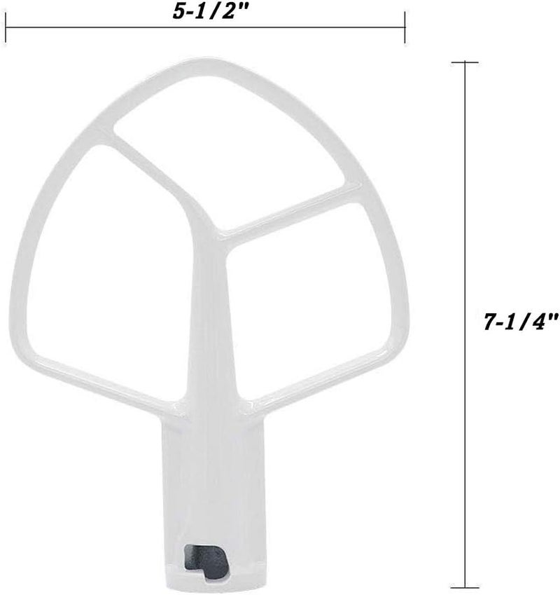 Swess K5AB K5SS Stand Mixer Flat Beater Blade   for KitchenAid Paddle Attachment 5QT Coated Flat Beater 9707670 W10807813 PS983355 AP3881259  - Image 2