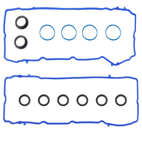 RICHWEI VS50805R Engine Valve Cover Gasket Set for 2011-2020 Dodge Jeep Chrysler Ram Challenger Charger Journey Durango Wrangler Town and Country 200 300 1500 Grand Caravan Avenger Cherokee ProMaster 3.2 3.6 - Image 1