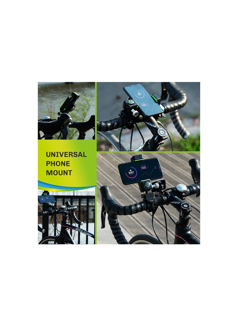SYOSI - Bike Phone Mount, Bicycle & Motorcycle Handlebar Cell Phone Holder,  Mountain & Road Bicycle Handlebar Holder, Universal with 360° Fit  for iPhone and more 4.7" - 6.8" Cellphone - Image 1