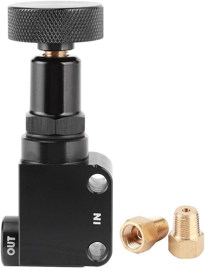 Racing Car Drifting Brake Proportion Valve, Universal Brake Bias Adjuster Lever, 150–1200 PSI Aluminum Alloy Pressure Regulator with 1/8NPT Connectors for Track Rally - Image 1