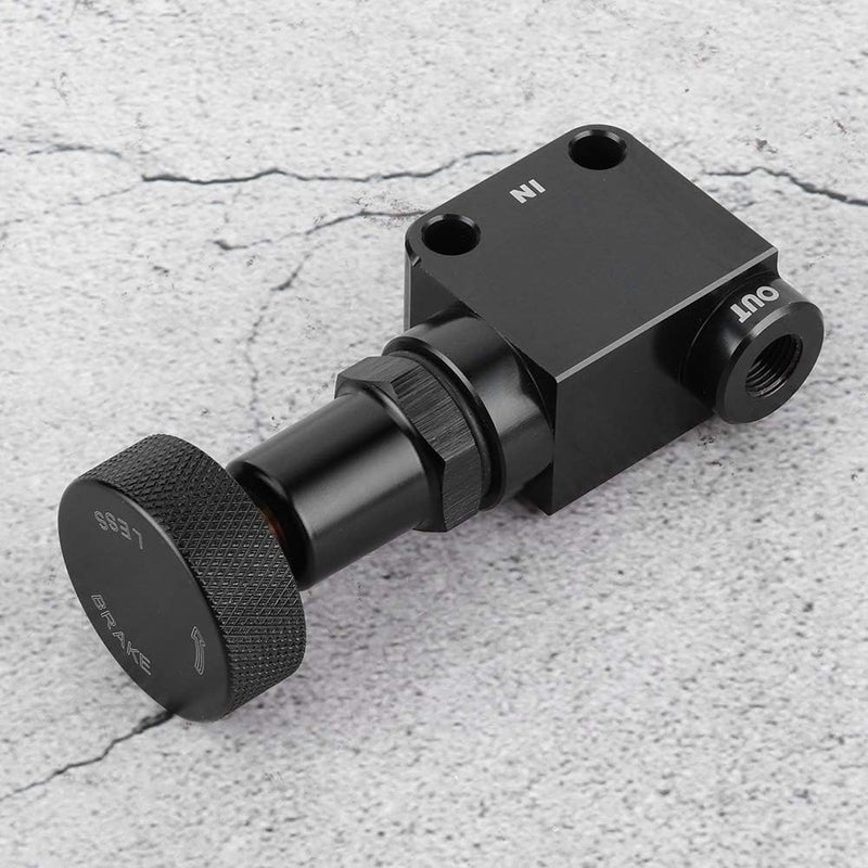 Racing Car Drifting Brake Proportion Valve, Universal Brake Bias Adjuster Lever, 150–1200 PSI Aluminum Alloy Pressure Regulator with 1/8NPT Connectors for Track Rally - Image 4