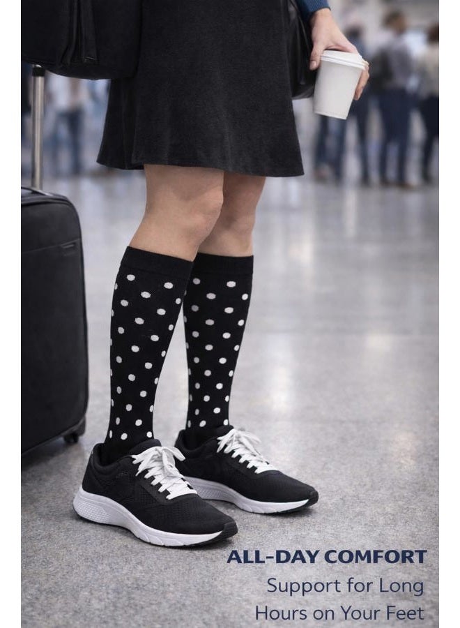 Aoliks Leopard Compression Socks for Women & Men, Support Socks for Travel Cycling Circulation - Image 2