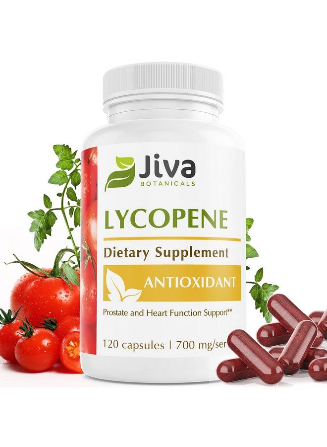 Jiva BOTANICALS Lycopene Supplement 30 Mg Capsulesmade With Tomato Fruit Extract Higher Dosage Than Lycopene 20Mg Support Normal Prostate Health And Normal Heart Function.120 Vegan Capsule - Image 2
