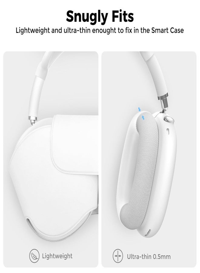 AHASTYLE Silicone Case Cover for AirPods Max Headphones (USB-C/Lightning)(2024/2020) [4 in 1] Anti-Scratch Ear Pad Cover/Ear Cups Cover/Headband Pad/Headband Cover Accessories for Apple AirPods Max - Image 5