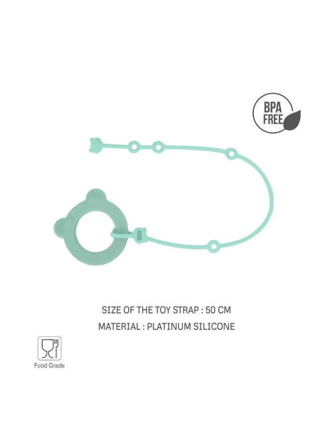 نيوبريز حزام أمان للألعاب من السيليكون الآمن غذائيًا من نيو بريز (عبوة من 2) - Image 3