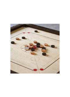 AL BADER Carrom Board Game with Coins and Striker, Available in Multiple Sizes, High-Quality Wooden Indian Craftsmanship  - Image 4