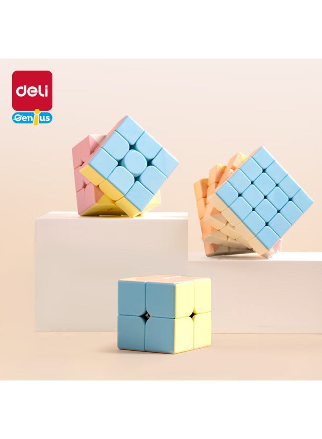 Deli Children's Macaron Cube Set, 2x2 3x3 4x4 Speed Cube, Toy Birthday Gift Yp164 - Image 5