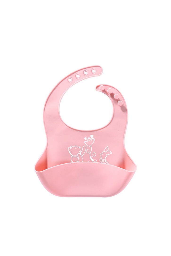KUAZIVI 3PCS Silicone Baby Bibs Unisex Soft Adjustable Fit Waterproof Feeding Bibs - Image 4