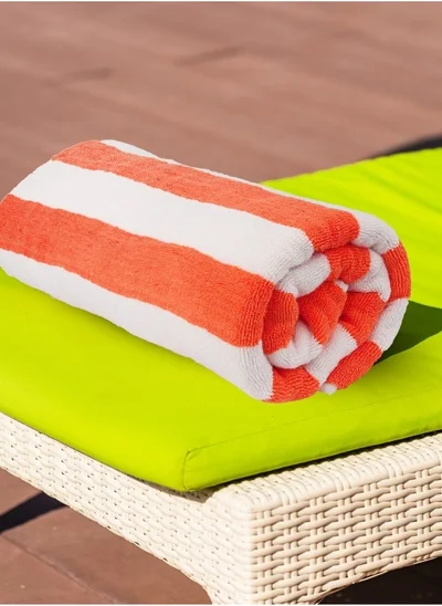 Bliss Casa 2-Pieces Oversized Beach Towels Extra Large 100% Cotton Summer Pool Cabana Stripe Highly Absorbent And Soft Towel