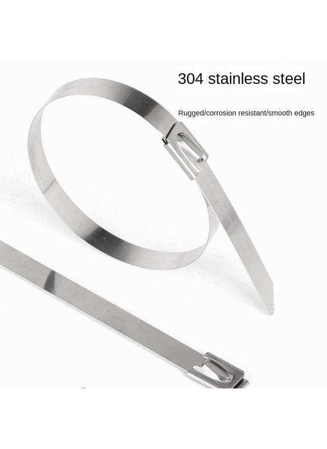 Bluejw 304 Stainless Steel Tie Metal Cable Tie With Wire And Cable Marine Self-locking Tie 4.6/7.9/10/12/16  - Image 5