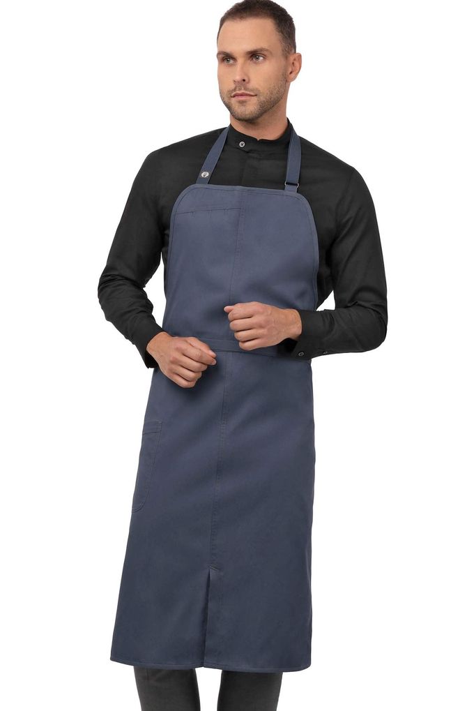 Chef Works Unisex Brio Chef Apron, Blue, One Size - Image 1