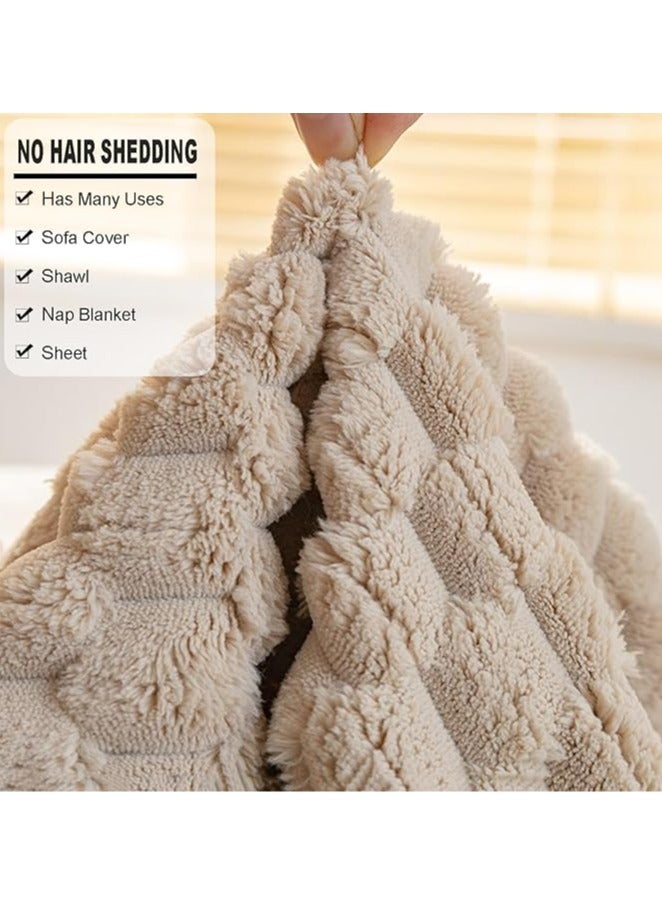 عام غطاء أريكة قابل للغسل من الشانيل بتصميم بسيط، وسادة أريكة خدادية، حماية الأثاث، مانع للانزلاق، بطانية أريكة (180×130 سم) - Image 3