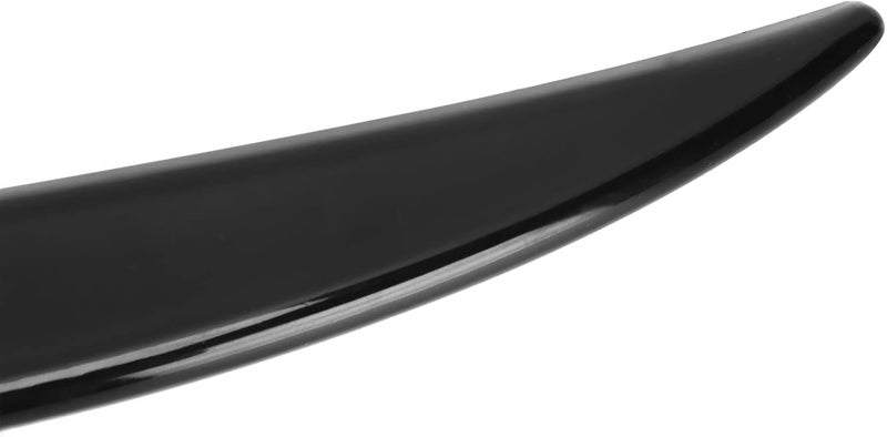 Universal Gloss Black Car Rear Trunk Spoiler Lip, Rear Trunk Spoiler Wing, Proof Rubber Spoiler Wing with High Gloss Finish, Easy Installation No Drilling Required for Most Cars - Image 3