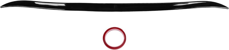 Universal Gloss Black Car Rear Trunk Spoiler Lip, Rear Trunk Spoiler Wing, Proof Rubber Spoiler Wing with High Gloss Finish, Easy Installation No Drilling Required for Most Cars - Image 5
