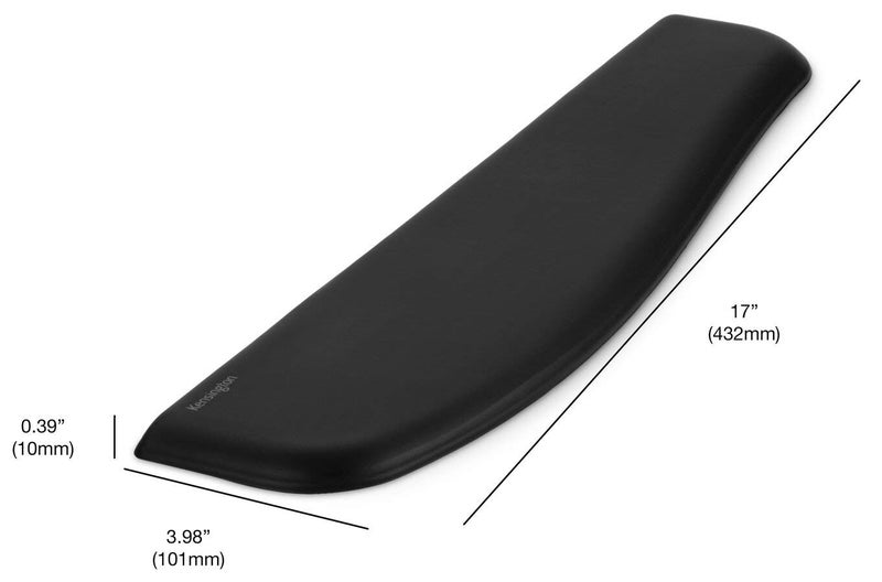 Kensington ErgoSoft Wrist Rest for Slim Keyboards, Black (K52800WW) - Image 3