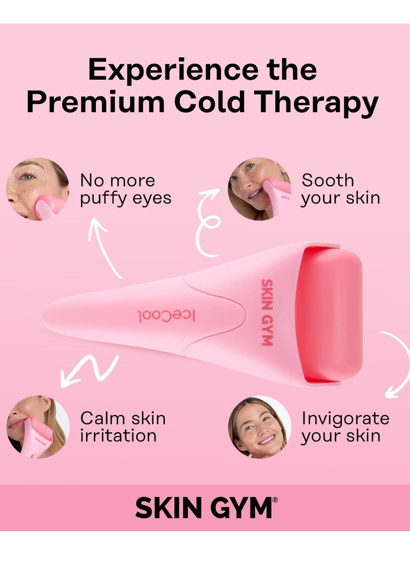 SKIN GYM Skin Gym Ice Roller for Face - Anti Aging Ice Face Roller & Eye Roller for Eye Puffiness Relief, Travel Size Face Roller Skin Care & Face Ice Roller, Light Facial Ice Roller & Face Depuffer  - Image 3