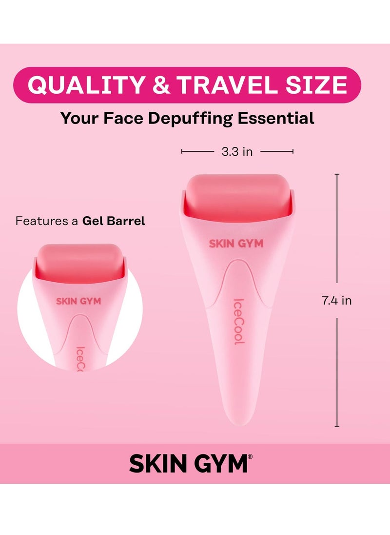 SKIN GYM Skin Gym Ice Roller for Face - Anti Aging Ice Face Roller & Eye Roller for Eye Puffiness Relief, Travel Size Face Roller Skin Care & Face Ice Roller, Light Facial Ice Roller & Face Depuffer  - Image 2