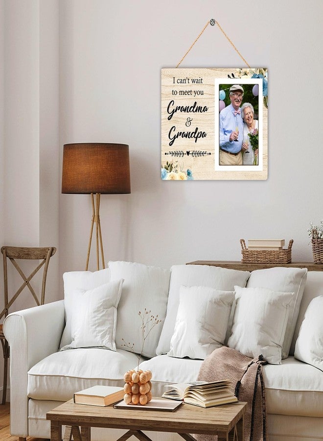Itsoly Baby Announcement Gifts Grandparents Frame, Grandma Grandpa Sonogram Picture Frame, Soon To Be Grandma, Pregnancy Announcement, Baby Photo Frame, Baby Keepsake Frame, 4x6 Photo12P074 - Image 5
