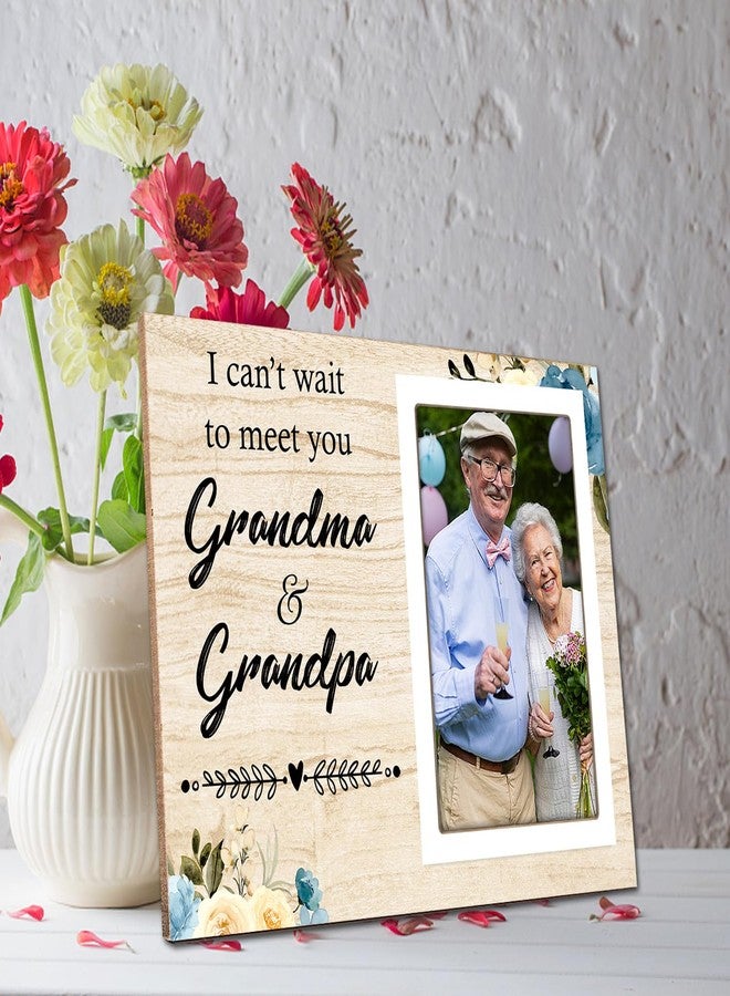 Itsoly Baby Announcement Gifts Grandparents Frame, Grandma Grandpa Sonogram Picture Frame, Soon To Be Grandma, Pregnancy Announcement, Baby Photo Frame, Baby Keepsake Frame, 4x6 Photo12P074 - Image 4
