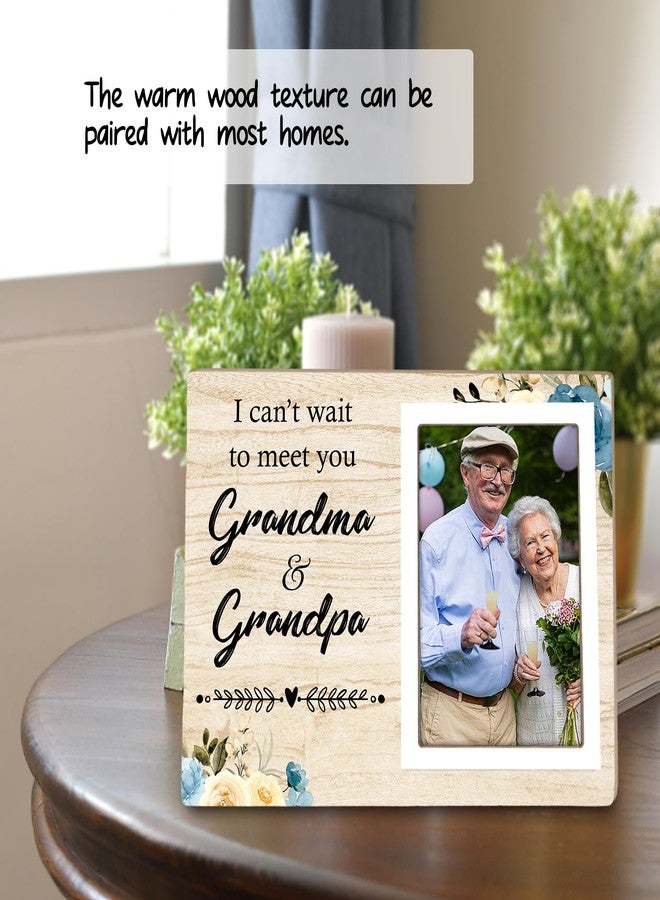Itsoly Baby Announcement Gifts Grandparents Frame, Grandma Grandpa Sonogram Picture Frame, Soon To Be Grandma, Pregnancy Announcement, Baby Photo Frame, Baby Keepsake Frame, 4x6 Photo12P074 - Image 3