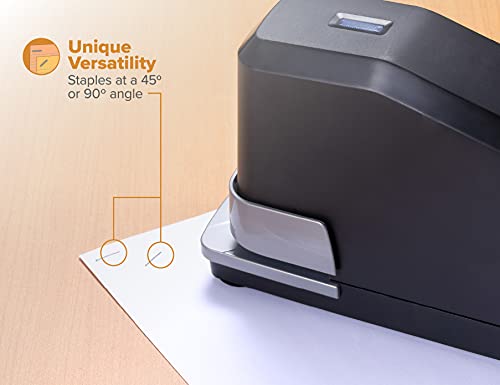 Bostitch Office Impulse Heavy Duty Electric Stapler Value Pack, 45 Sheet Capacity, Includes 5,000 Staples & Staple Remover, No-Jam, Faster Stapling, Black - Image 2