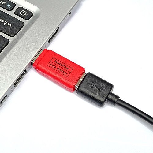 PortaPow USB Data Blocker - Protect Against Juice Jacking (Red, 1) - Image 5
