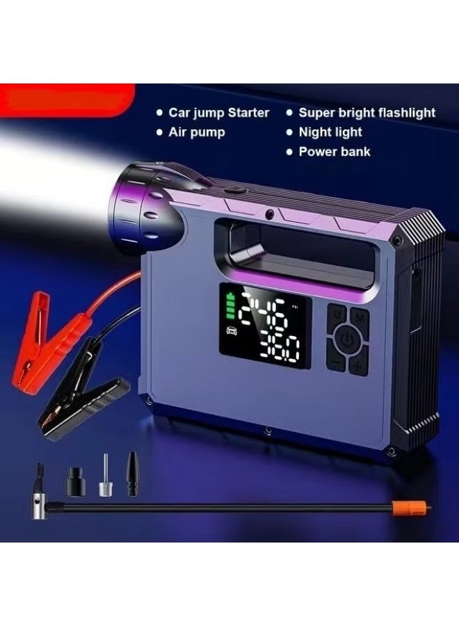 SPECTON TC0017 4-in-1 10000mAhCar Jump  Starter Power Bank Air Pump LED Flashlight - Image 4