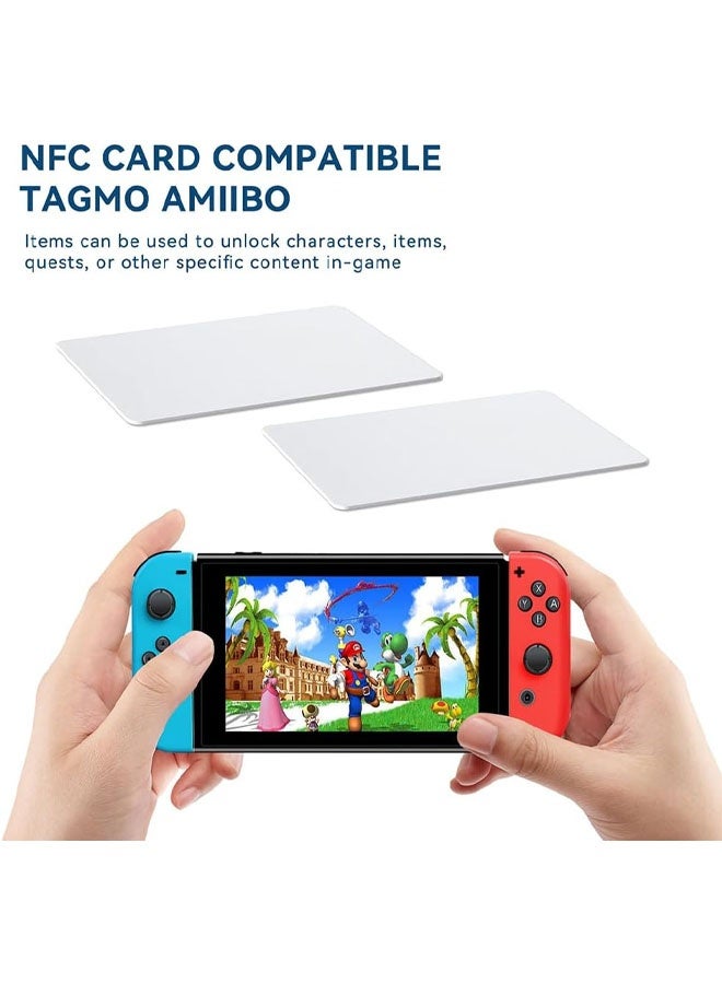 10Pcs NFC Cards NFC Tags NFC 215 Card White Blank NFC Business Card | Rewritable NFC Tags 504 Bytes Memory Compatible with Android and NFC Enabled Mobile Phones Devices - Image 5