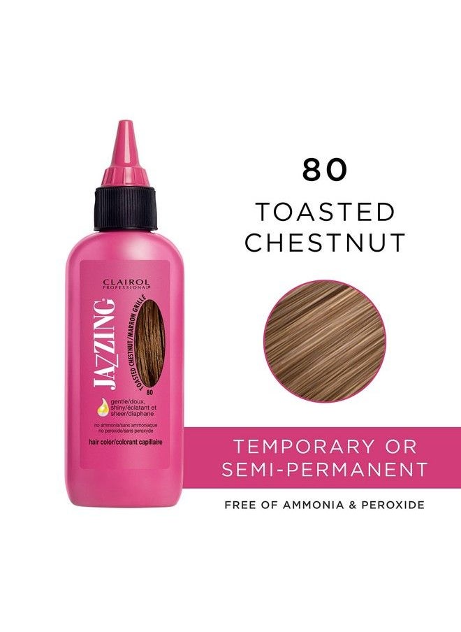 CLAIROL PROFESSIONAL - Jazzing Hair Color No.080 Toasted Chestnut 3 Oz - Image 1