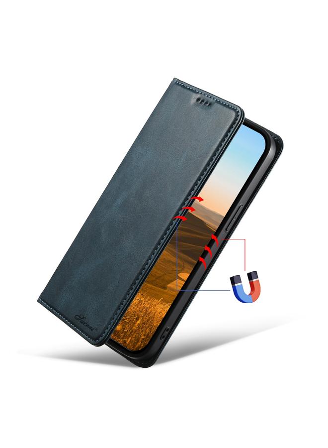 Suteni Case For iPhone 15 Pro J02 Oil Wax Wallet Leather Phone Case - Image 5