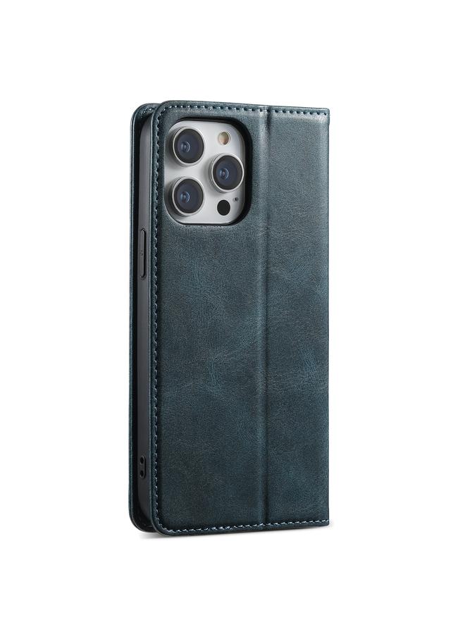 Suteni Case For iPhone 15 Pro J02 Oil Wax Wallet Leather Phone Case - Image 3