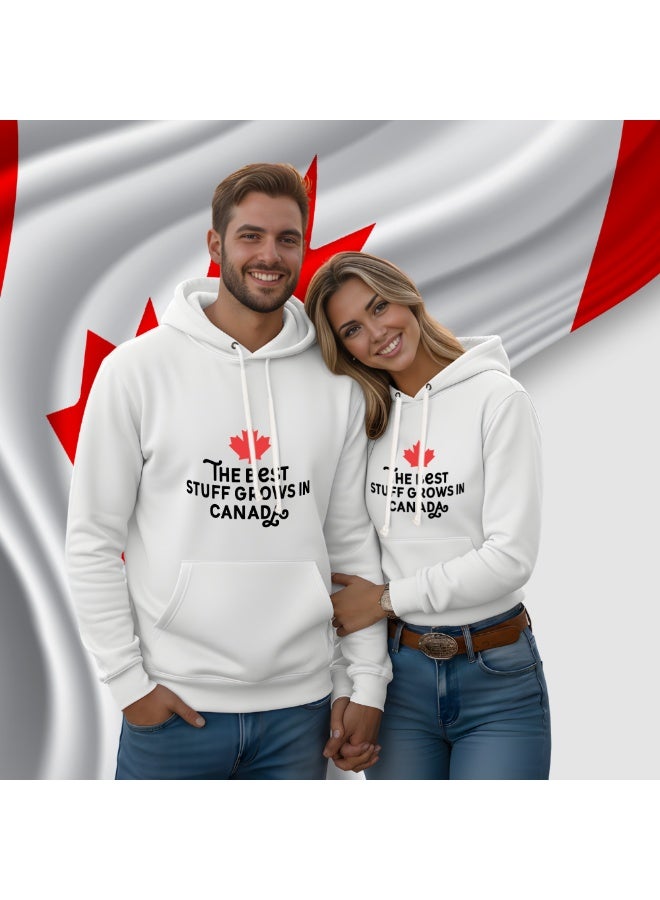 PRINTSHOP4ME Canada Hoodies For Both Men And Women-Soft Cotton Pullover-Long Sleeve With Kangaroo Pockets-Perfect For Travel-Unisex Canadian Hoodie - Image 3