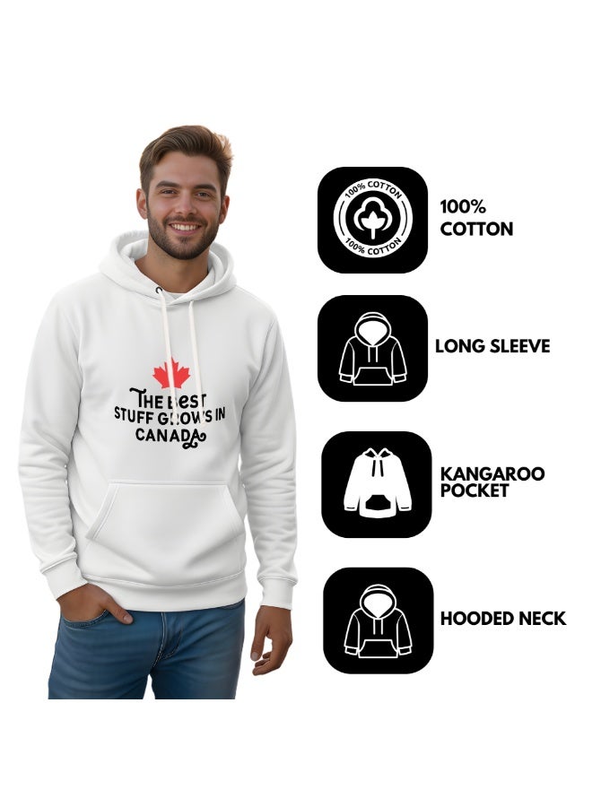 PRINTSHOP4ME Canada Hoodies For Both Men And Women-Soft Cotton Pullover-Long Sleeve With Kangaroo Pockets-Perfect For Travel-Unisex Canadian Hoodie - Image 4