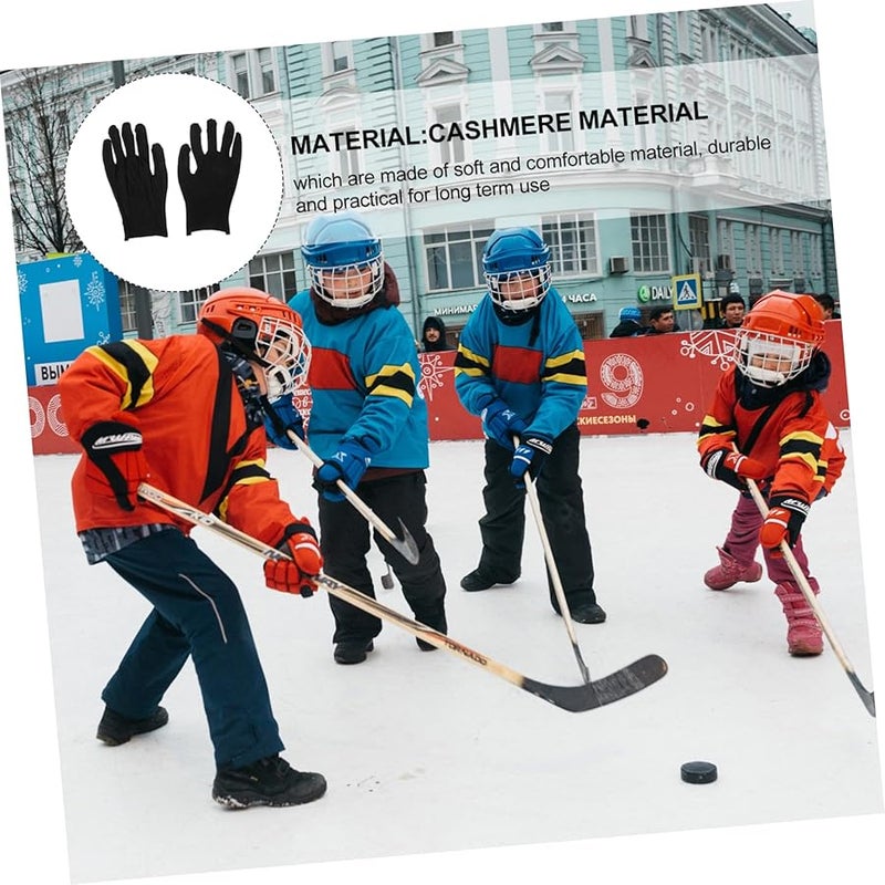 قفازات العمل القطنية السوداء 24 زوجًا متينة ومريحة وآمنة للبستنة - Image 4