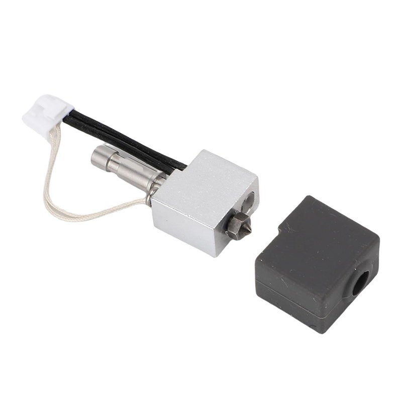 YDuupxe 3D Printer Hotend Kit, Hardened Steel Print Head Extruder, 608°F High Temp with 2 Silicone Sleeves, 300mm/s Recommended, for S1 for Combo Printer Users (0.6mm Nozzle) - Image 1