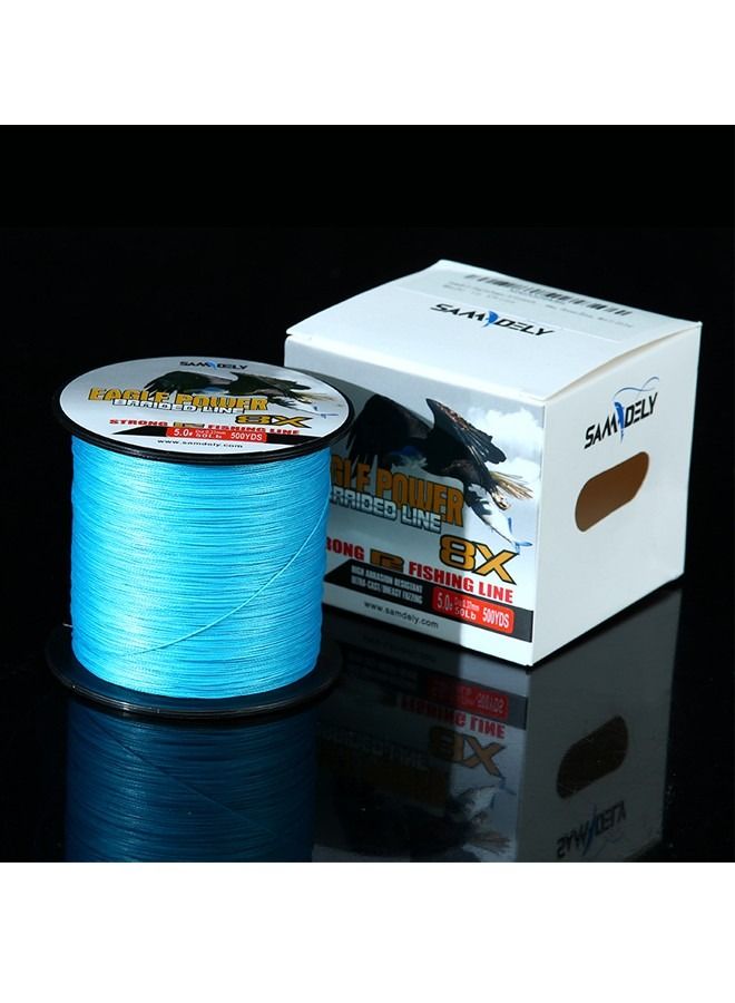 SAMDELY  457M 8 Strands Super Strong Braided Fishing Line Super Saltwater 500YDS 50 LB Abrasion Resistant No Stretch - Image 1