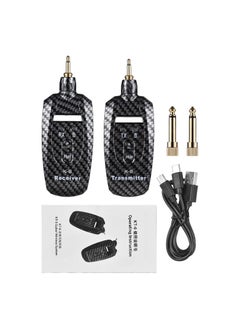 SYOSI Rechargeable 2.4G Guitar Transmitter Receiver, Wireless Guitar System for Electric Guitar Bass Electric Wind Instruments Real-time Transmission 270 Degree Rotatable Plug with 2 6.35mm  - Image 4