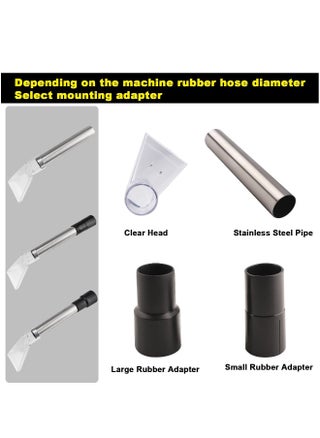 Vac Extractor Attachment, Carpet Vac Extractor Attachment Tool with Clear Head, Turn Wet-Dry Vac into an Extractor for Cleaning Carpet Car Upholstery - pzsku/ZEBCDFD0A837759935460Z/45/_/1736793683/fdff5ff4-9369-43f5-a7e6-746d1353991d