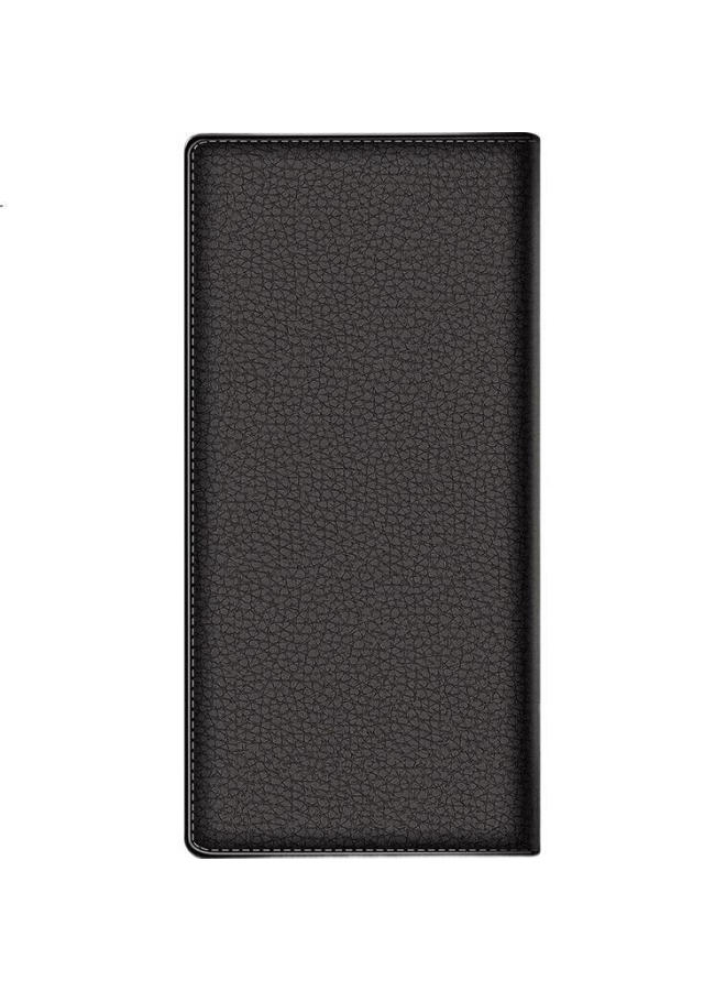 Scarecrow Men'S Wallet, Top-Grain Leather, Business Casual, Long Style, Multifunctional, Ultra-Thin, Qixi Valentine'S Day Gift - Image 2