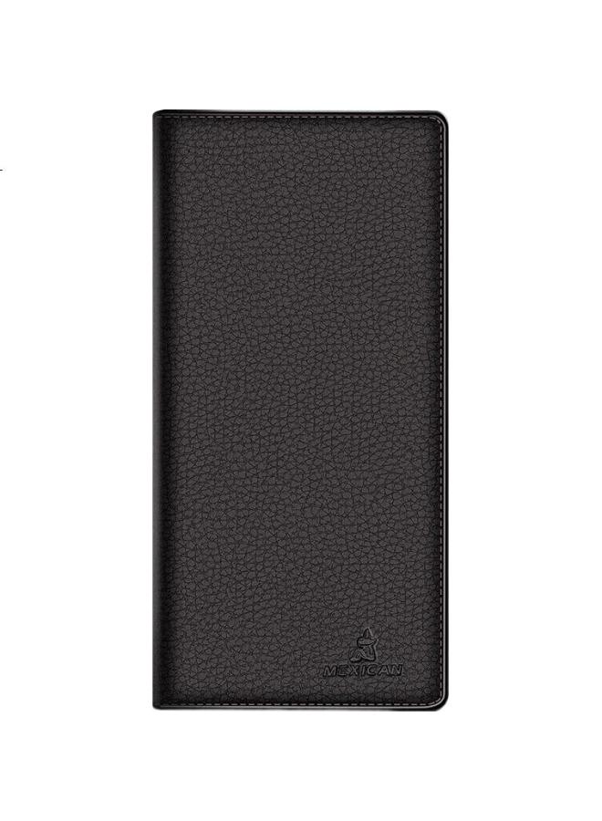 Scarecrow Men'S Wallet, Top-Grain Leather, Business Casual, Long Style, Multifunctional, Ultra-Thin, Qixi Valentine'S Day Gift - Image 1