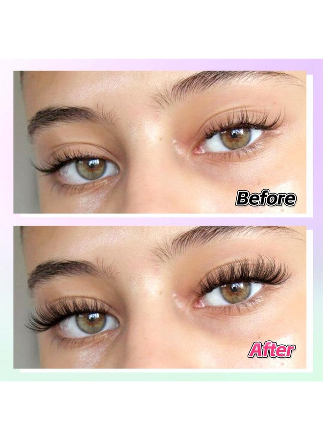 calphdiar Ashes Fluffy False Eyelashes Wispy Lashes 3D Volume Strip Lashes 14Mm D Curl Fake Eyelashes With Clear Band 10 Pairs Eye Lashes By Calphdiar - Image 4