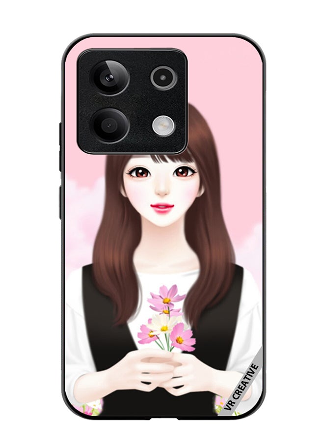 VR CREATIVE Protective Case Cover For Xiaomi Poco X6 Cute Anime Girl Design Multicolour - Image 1