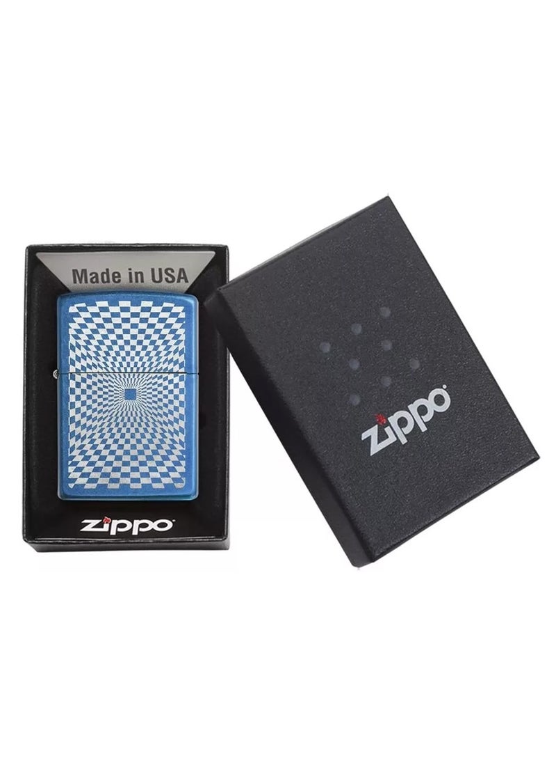 Zippo Zippo Blue & White Lighter  - Image 5