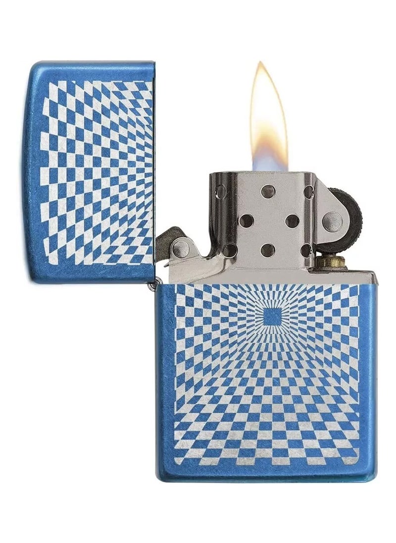 Zippo Zippo Blue & White Lighter  - Image 3