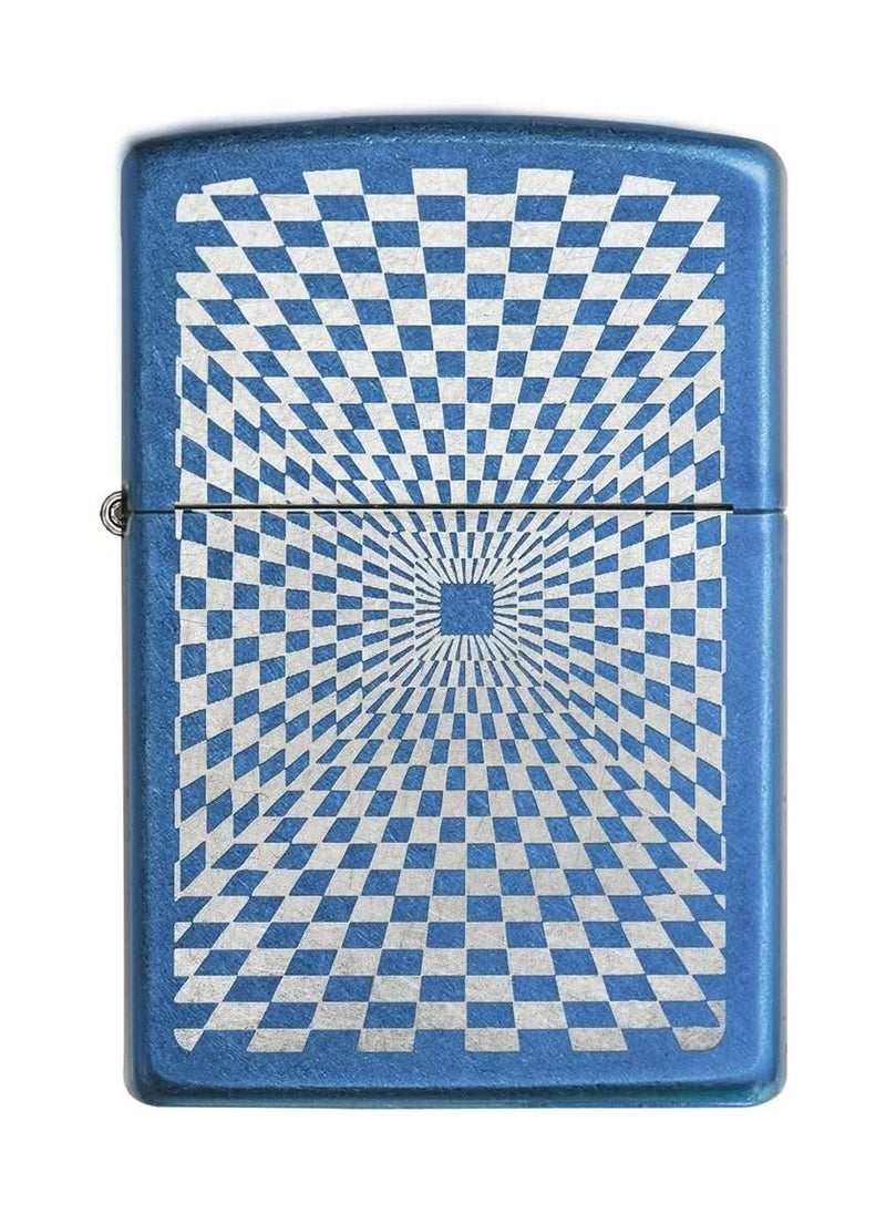 Zippo Zippo Blue & White Lighter  - Image 1