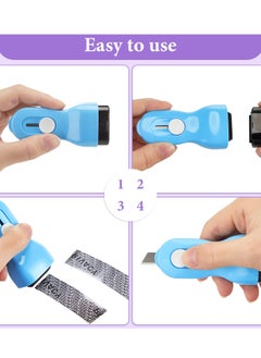 Generic 4 Pcs Identity Protection Roller Stamps Confidential Security Roller ID Guard Roller Stamp with Retractable Box Opener, Privacy Security Ink Roller to Cover Personal Information Address Mail ID  - Image 3